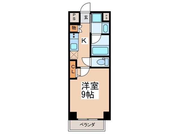 朝陽館の物件間取画像